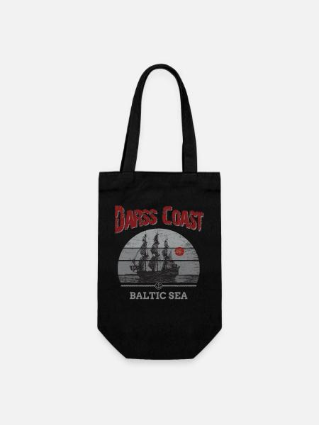 DarssCoast - Baltic Sea Sailor - Geschenkbeutel für Flaschen - Schwarz