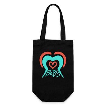 Baby - Gift Bag for Bottles - black - Front