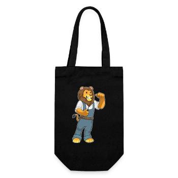 Lion Mechanic Screwdriver Workshop - Gift Bag for Bottles - black - Front
