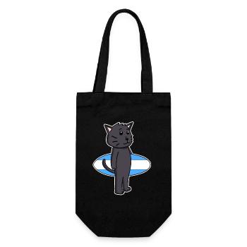 Planche de surf Cat Bombay Surfing Gift - Sac à bouteille - noir - Devant