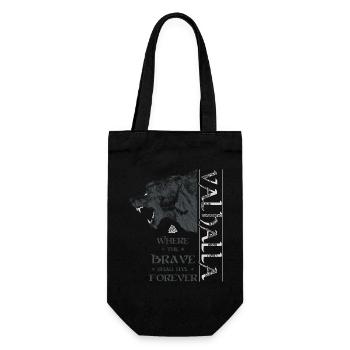 Valhalla Viking Grizzly Bear Wotan Knot Norse - Gift Bag for Bottles - black - Front