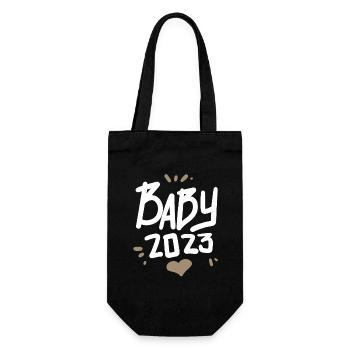 Bébé 2023 Cœur - Sac à bouteille - noir - Devant