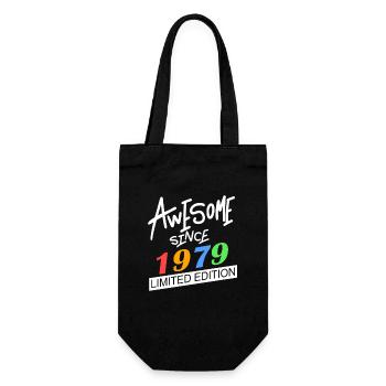 1979 - Jahrgang 1979 - Fantastisch seit 1979 - Geschenkbeutel für Flaschen - Schwarz - Vorne