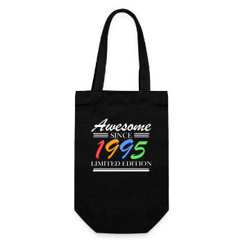 1995 - Jahrgang 1995 - Fantastisch seit 1995 - Geschenkbeutel für Flaschen - Schwarz - Vorne