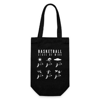 Basketball Geisteszustand - Geschenkbeutel für Flaschen - Schwarz - Vorne