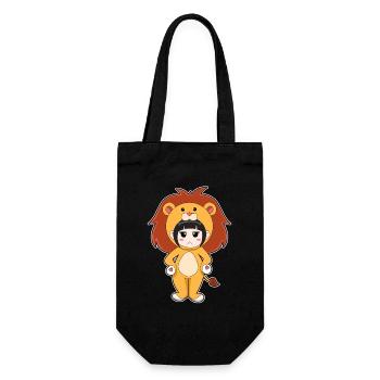 Costume de la Fille Lion - Sac à bouteille - noir - Devant