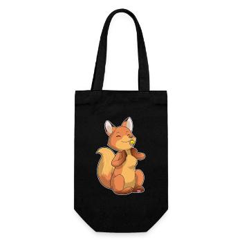 Fuchs Lutscher - Geschenkbeutel für Flaschen - Schwarz - Vorne