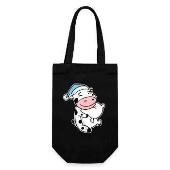 Cow Baby - Gift Bag for Bottles - black - Front