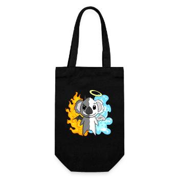 Koala - Angels and Devils - Gift Bag for Bottles - black - Front