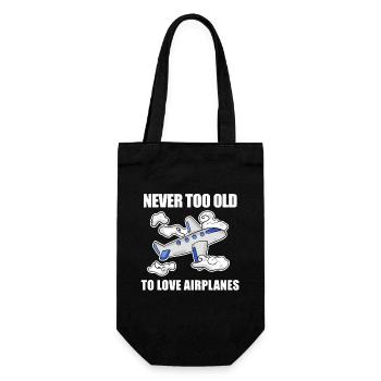 Cadeau de pilote d’avion - Sac à bouteille - noir - Devant