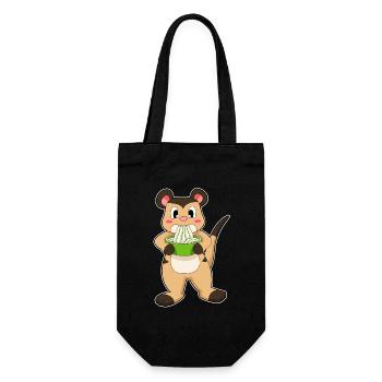 Cuisinier de suricates Cuisinière Cuisinière Cuisinière Cuisinette - Sac à bouteille - noir - Devant