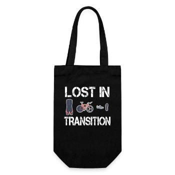 Lost In Transition Triathlete Triathlon - Gift Bag for Bottles - black - Front
