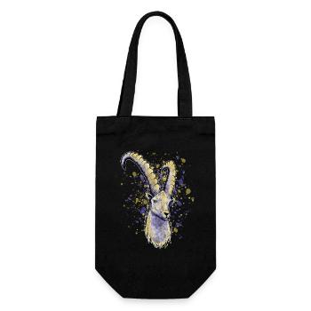 Capricorn Astrology - Gift Bag for Bottles - black - Front