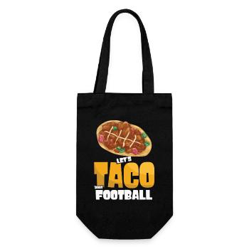 Taco Bout Football Match Day - Gift Bag for Bottles - black - Front
