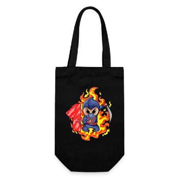 1. Geburtstag Junge 1 Jahre alt Ninja - Geschenkbeutel für Flaschen - Schwarz - Vorne