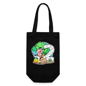 2ème anniversaire Animaux mignons 2 ans - Sac à bouteille - noir - Devant