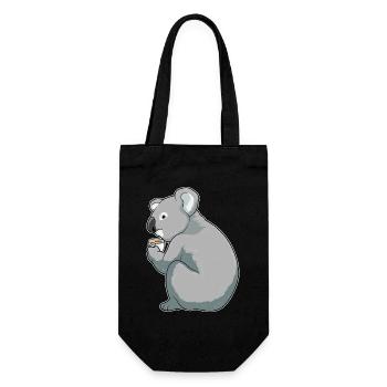 Koala Coffee Mug - Gift Bag for Bottles - black - Front