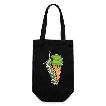 Glace gaufrée Chenille - Sac à bouteille - noir - Devant