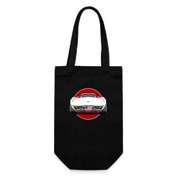 Echtes amerikanisches Muscle-Car - Geschenkbeutel für Flaschen - Schwarz - Vorne