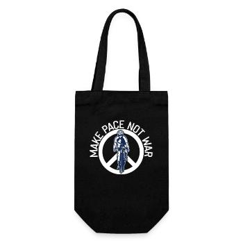 Speed up instead of war triathlete - Gift Bag for Bottles - black - Front