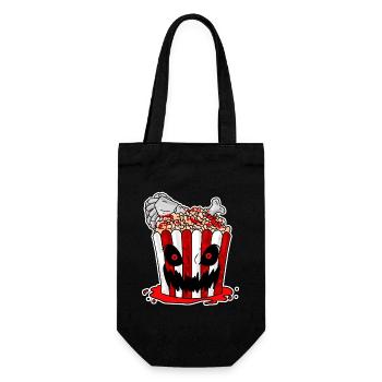 Horror Movie Horror Movie Popcorn Gift - Gift Bag for Bottles - black - Front