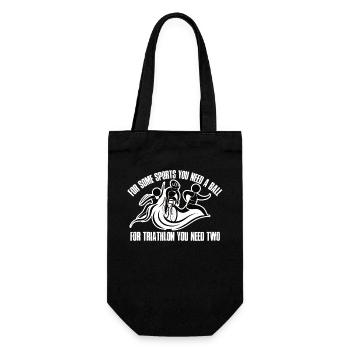 For some sports you need a ball tri - Gift Bag for Bottles - black - Front