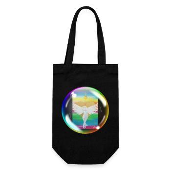 Rainbow Angel of Love Sonja Ariel von Staden - Gift Bag for Bottles - black - Front