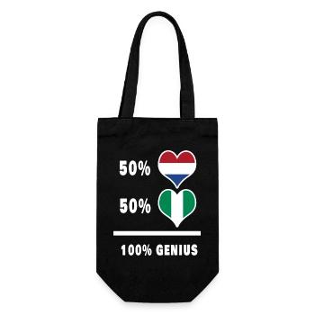 Nigéria et Pays-Bas Conception ingénieuse du drapeau - Sac à bouteille - noir - Devant