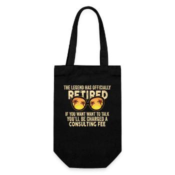 La légende est officiellement retirée - Sac à bouteille - noir - Devant
