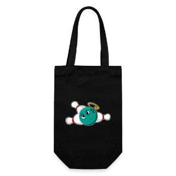 Quille à boule de bowling - Sac à bouteille - noir - Devant