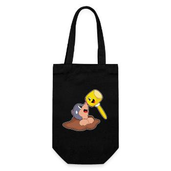 Mole Hammer - Gift Bag for Bottles - black - Front