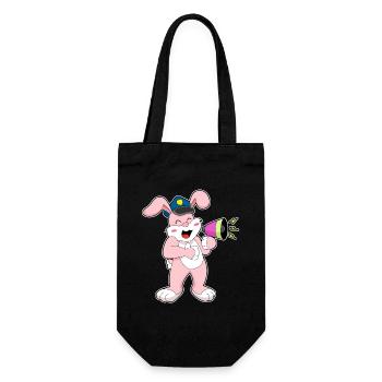 Policier Bunny Police du Micro - Sac à bouteille - noir - Devant
