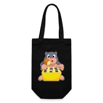 Mole Game - Gift Bag for Bottles - black - Front