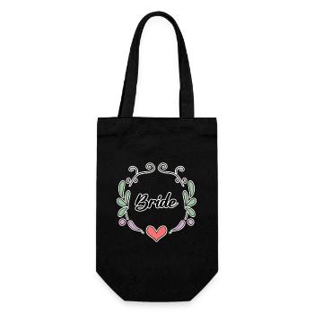 Enterrement de vie de jeune fille de mariée - Sac à bouteille - noir - Devant