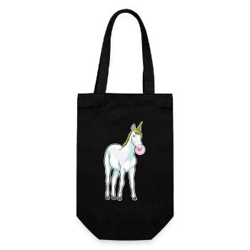 Gomme à mâcher licorne - Sac à bouteille - noir - Devant