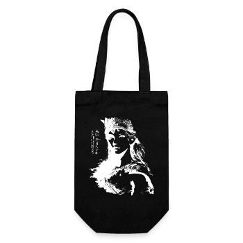 Geister girl Prinzessin Kriegerin - Geschenkbeutel für Flaschen - Schwarz - Vorne