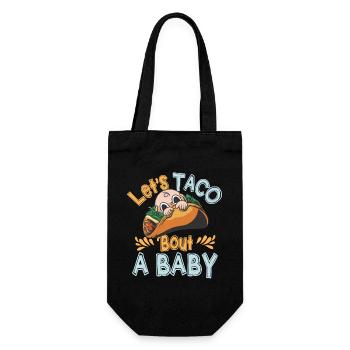 Let's Taco Bout A Party Taco Birthday - Gift Bag for Bottles - black - Front