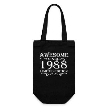 1988 - Gift Bag for Bottles - black - Front
