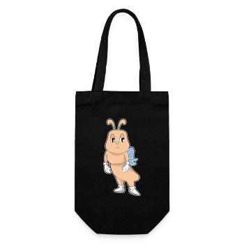 Papillon chenille - Sac à bouteille - noir - Devant