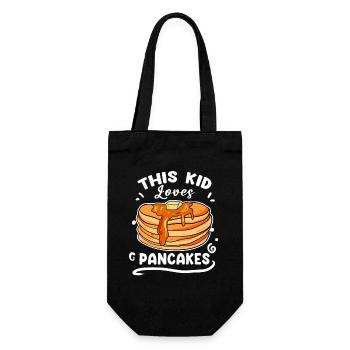Pancake Love - Gift Bag for Bottles - black - Front