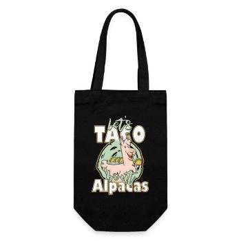 Let’s Taco Bout Alpagas Drôles de lamas - Sac à bouteille - noir - Devant