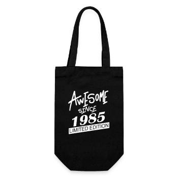 1985 - Jahrgang 1985 - Fantastisch seit 1985 - Geschenkbeutel für Flaschen - Schwarz - Vorne