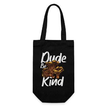 Dude Be Kind No Bullying - Gift Bag for Bottles - black - Front