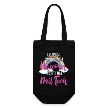Je suis un peu une technicienne ongulaire magique - Sac à bouteille - noir - Devant