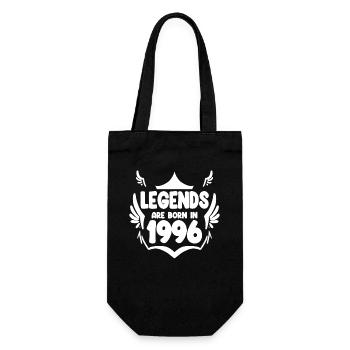 1996 - Jahrgang 1996 - Geschenkbeutel für Flaschen - Schwarz - Vorne