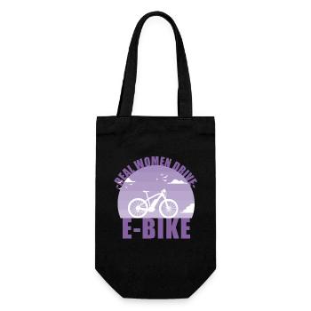 E-Bike Bike E Bike Battery Women Gift - Sac à bouteille - noir - Devant