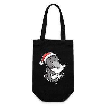 Corbeau Noël Sommeil Sommeil Sommeil Sommeil - Sac à bouteille - noir - Devant