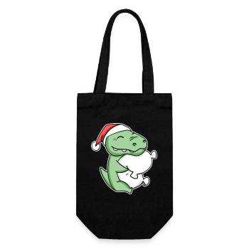 Crocodile Noël Sommeil Sommeil Sommeil Sommeil - Sac à bouteille - noir - Devant