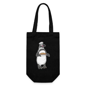 Boulangerie de pain Penguin Baker - Sac à bouteille - noir - Devant