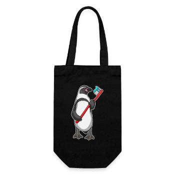 Brosse à dents Pingouin - Sac à bouteille - noir - Devant
